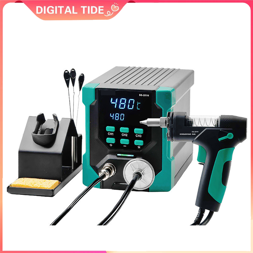 Desoldering Gun Vacuum Electric - SS-331NH ESD LCD 디지털 전기 납땜