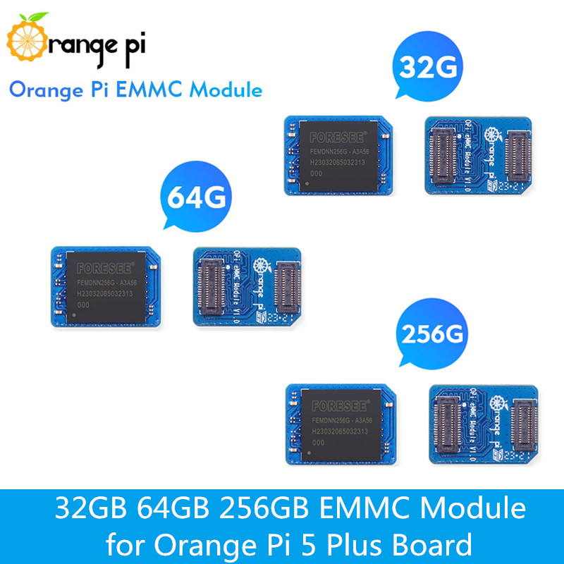 Orange Pi 5 Plus 16Gb - 오렌지 파이 EMMC 모듈, 오렌지 파이