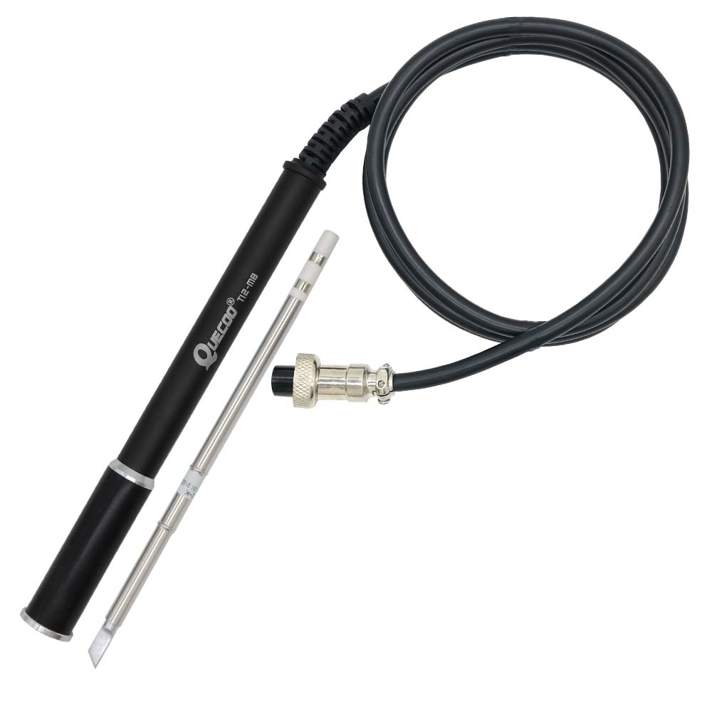 Soldering Station T12 Oled - T12-M8 알루미늄 합금 블랙 핸들, OLED/LED