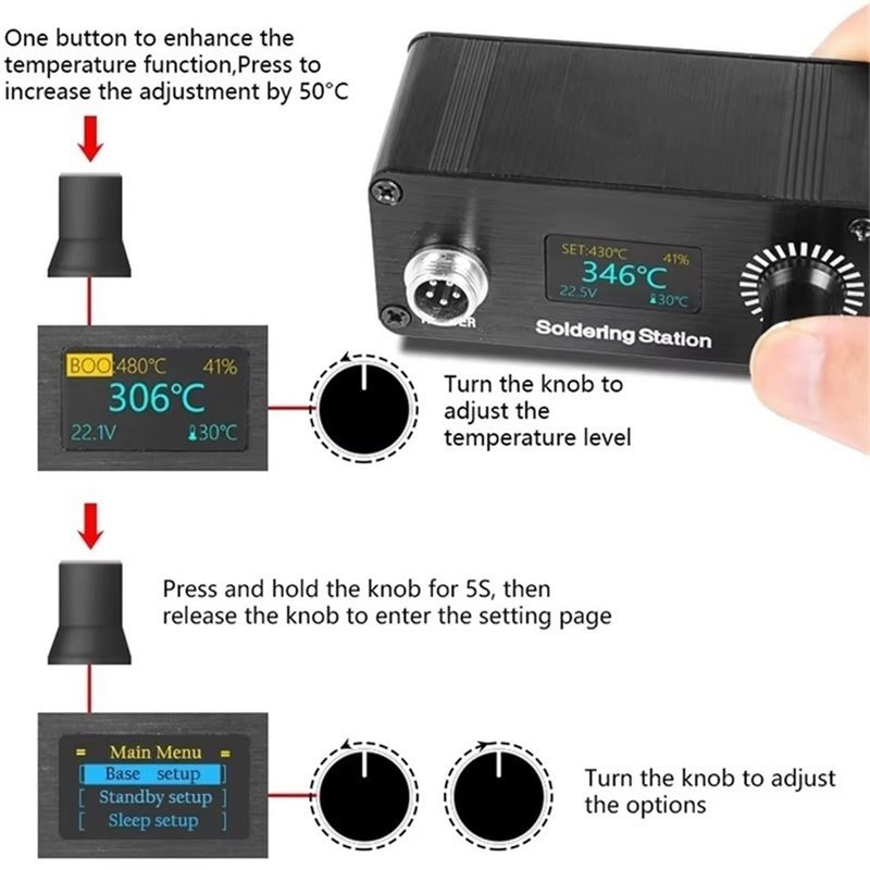 【A56X】T12 OLED 디스플레이가 있는 가정용 수 - Soldering Station T12 Oled 리뷰 및 가격