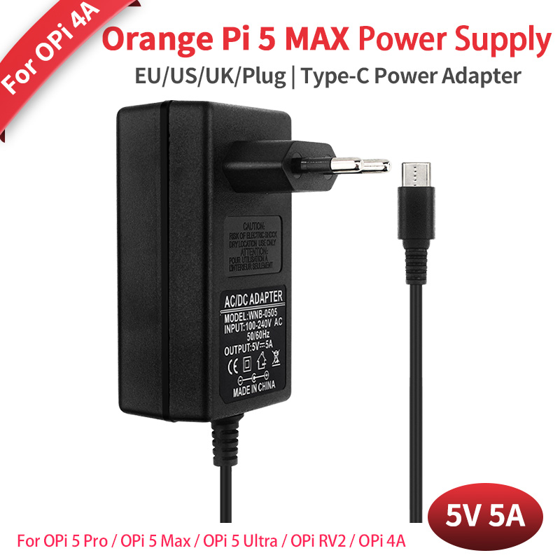 오렌지 파이 5 프로 전원 공급 장치 5V 5A USB - Banana Pi Bpi-M5 리뷰 및 가격