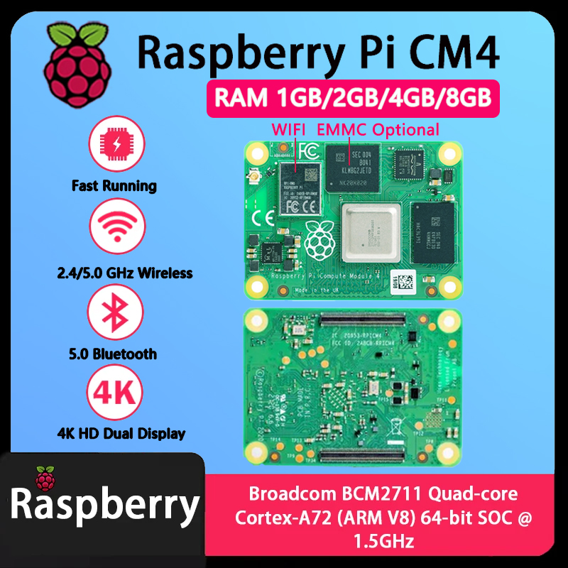 라즈베리 파이 CM4 1GB/2GB/4GB/8GB RA - Raspberry Pi Compute Module 4 8Gb 32Gb 리뷰 및 가격