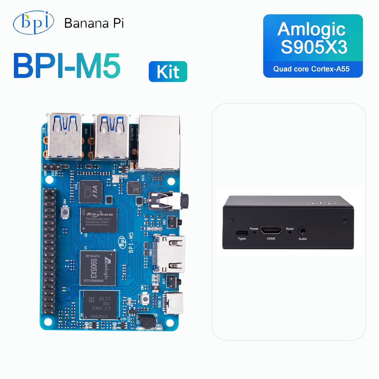 바나나 파이 BPI-M5 개발 보드 인기 판매 번들 ( - Banana Pi Bpi-M5 리뷰 및 가격