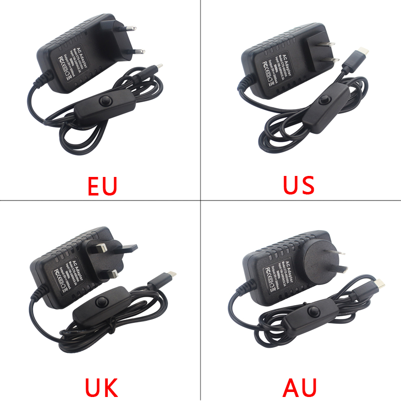 5V 3A 라즈베리 파이 4 전원 공급 장치 USB 유 - Banana Pi Bpi-M5 리뷰 및 가격