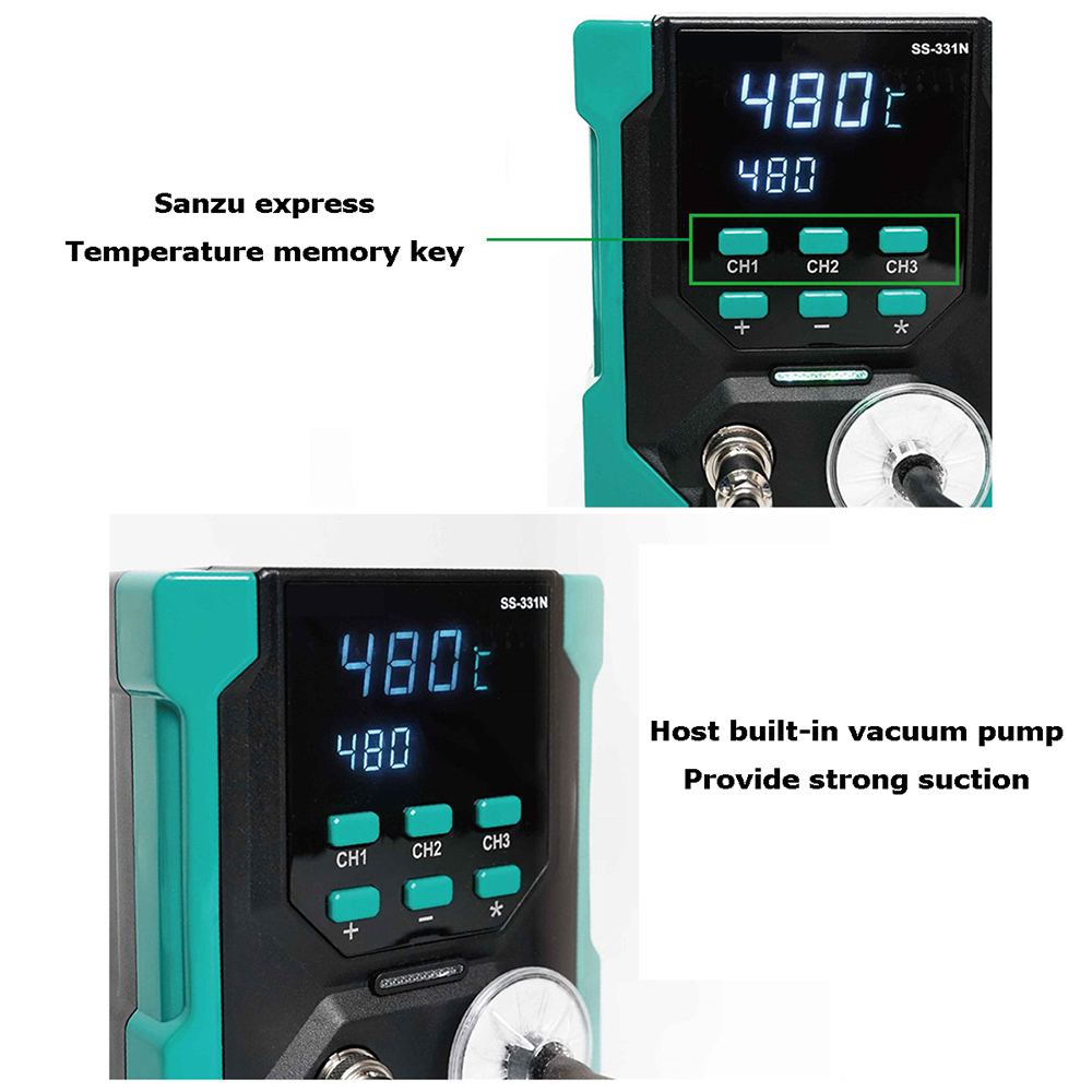 SS-331NH ESD LCD 디지털 전기 납땜 제거  - Desoldering Gun Vacuum Electric 리뷰 및 가격