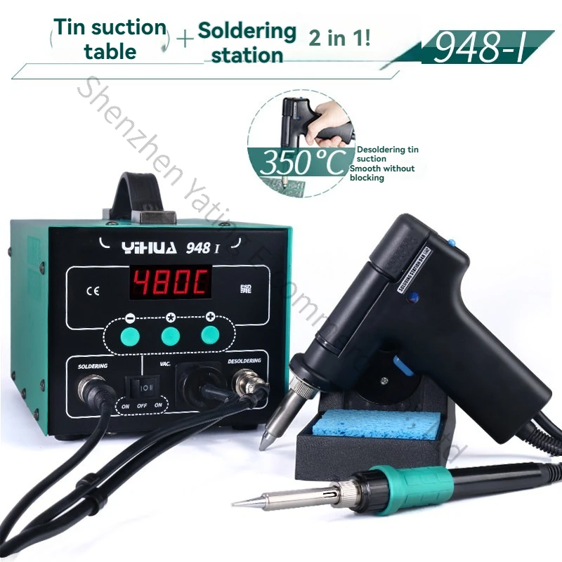 새로운 948-I 자동 전기 납땜 제거 펌프 고출력 전 - Desoldering Gun Vacuum Electric 리뷰 및 가격