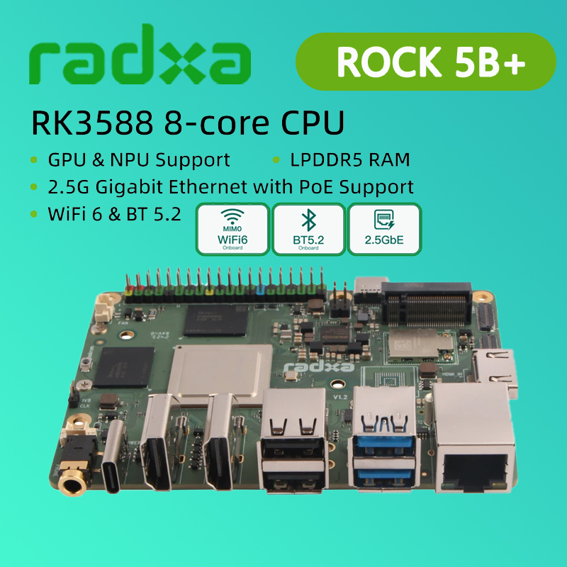 Radxa ROCK 5B+ Rockchip RK3588 - Radxa Rock 5B 16Gb 리뷰 및 가격