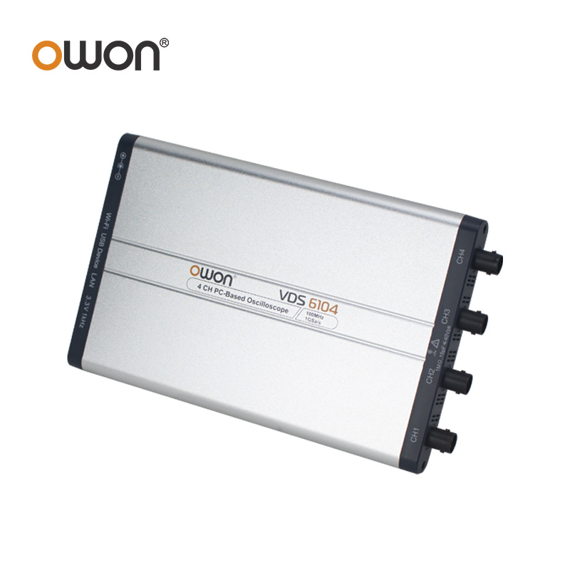 OWON VDS6074 VDS6104 가상 PC 디지털 - Digital Storage Oscilloscope 100Mhz 4Ch 리뷰 및 가격