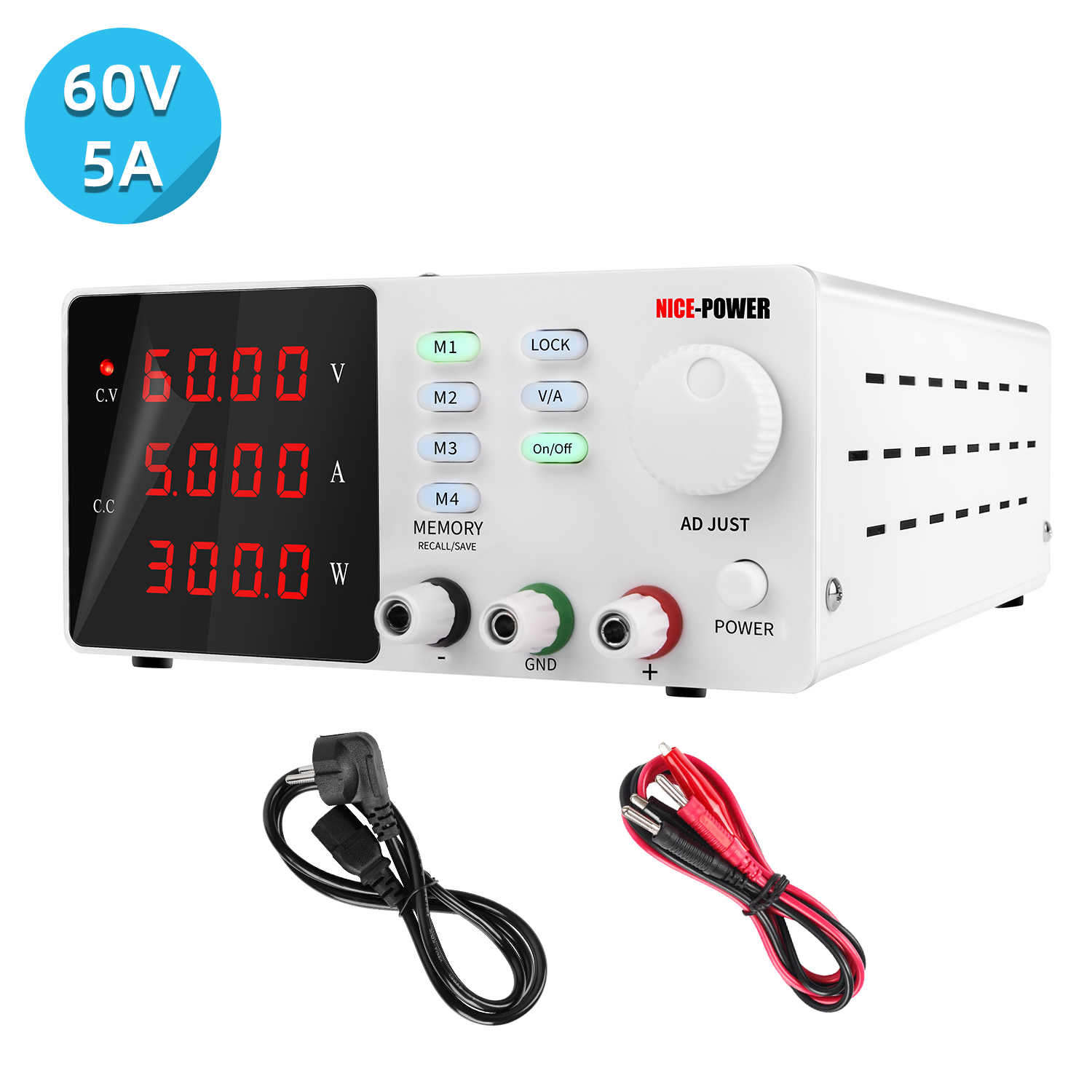 신형 디자인 고성능 Spps-S605 60V 5A 디지 - Programmable Dc Power Supply 60V 5A 리뷰 및 가격