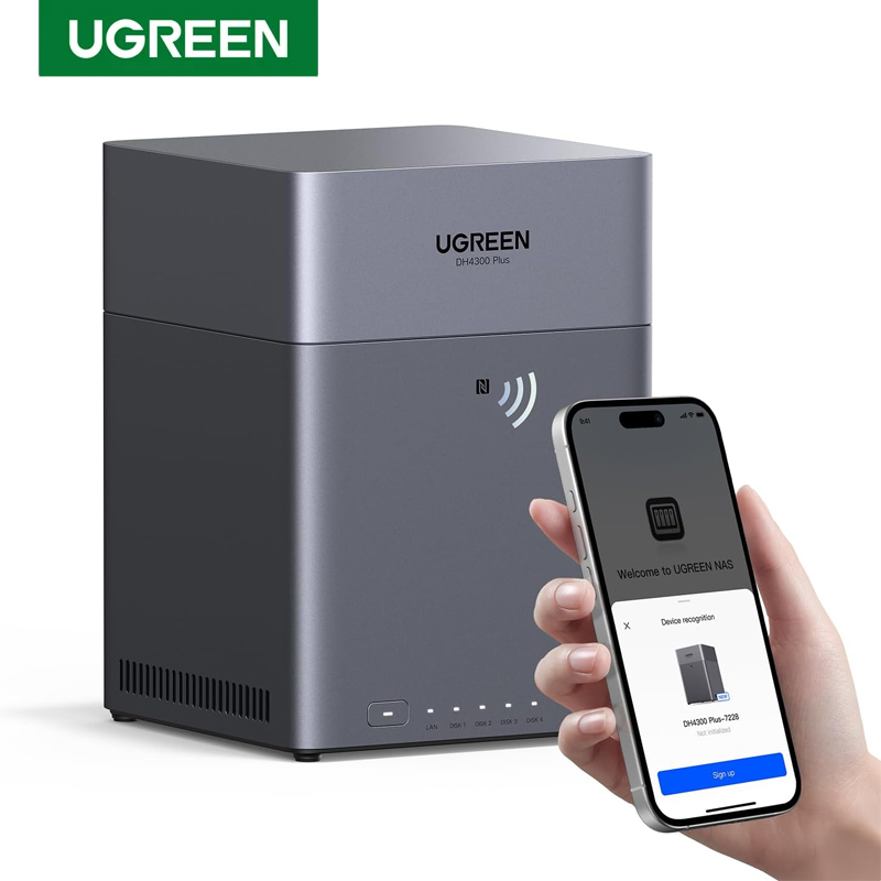 UGREEN NAS DH4300 플러스 4베이 데스크탑 - Khadas Vim4 8Gb 리뷰 및 가격