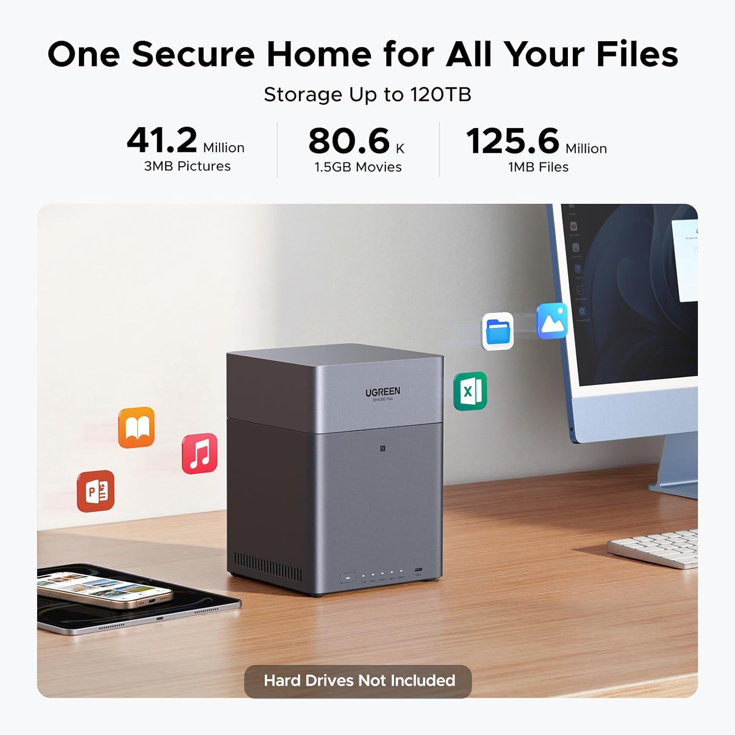 UGREEN NAS DH4300 플러스 4베이 데스크탑 - Khadas Vim4 8Gb 리뷰 및 가격